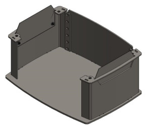 LSPA6REH Parkray High Plinth / Log Store  |  Aspect 6 (Eco)